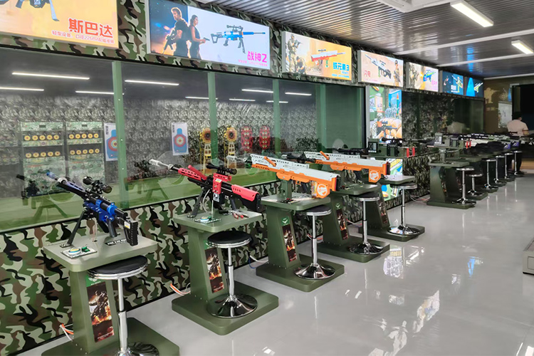 广西防城港室内酒店枪林弹雨射击体验馆项目