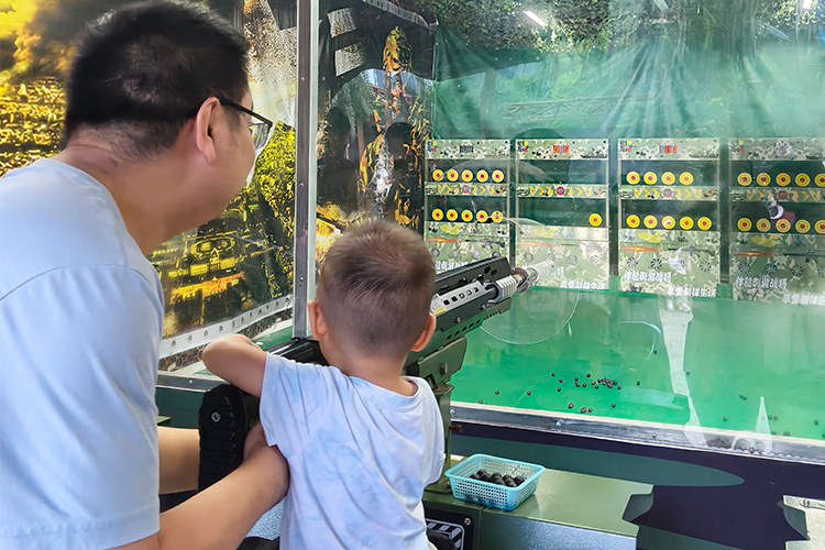 户外儿童公园射击体验馆5套设备案例