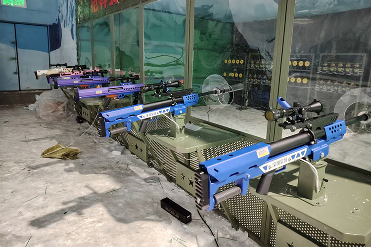 江西井冈山室内滑雪场6*6射击体验馆项目案例